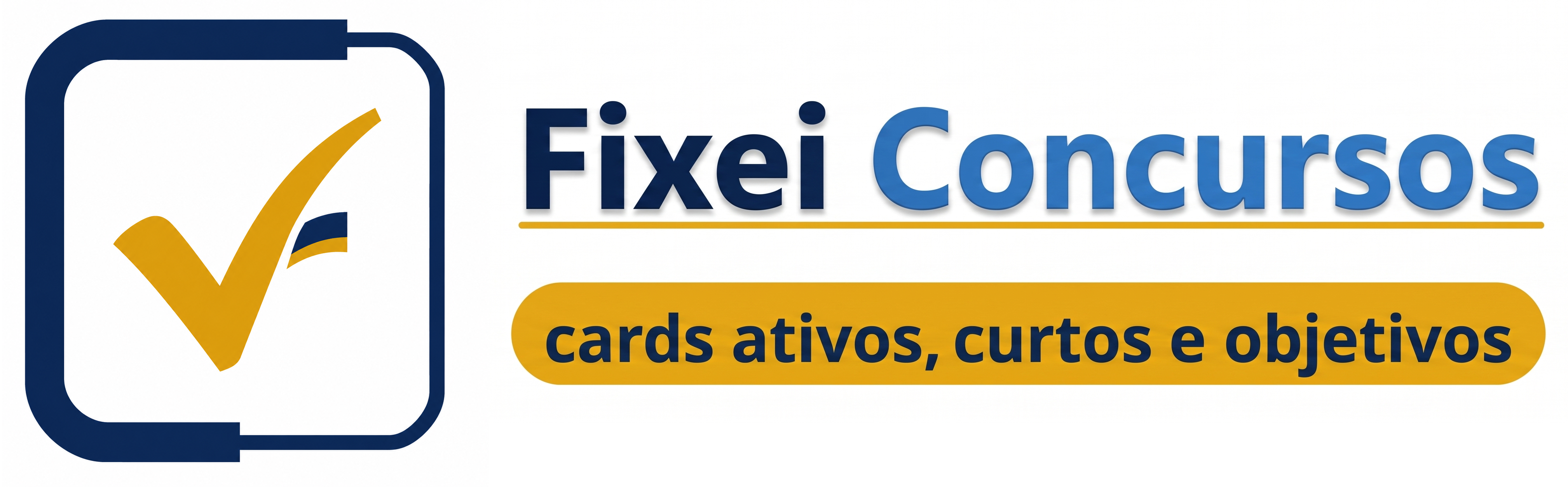 Fixei Concursos Logo